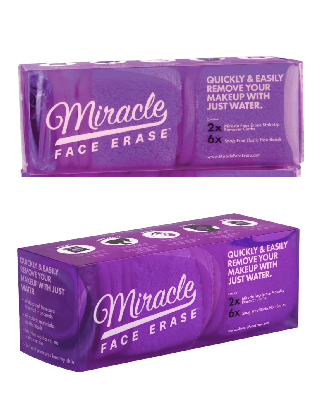 6 soft hair ties included