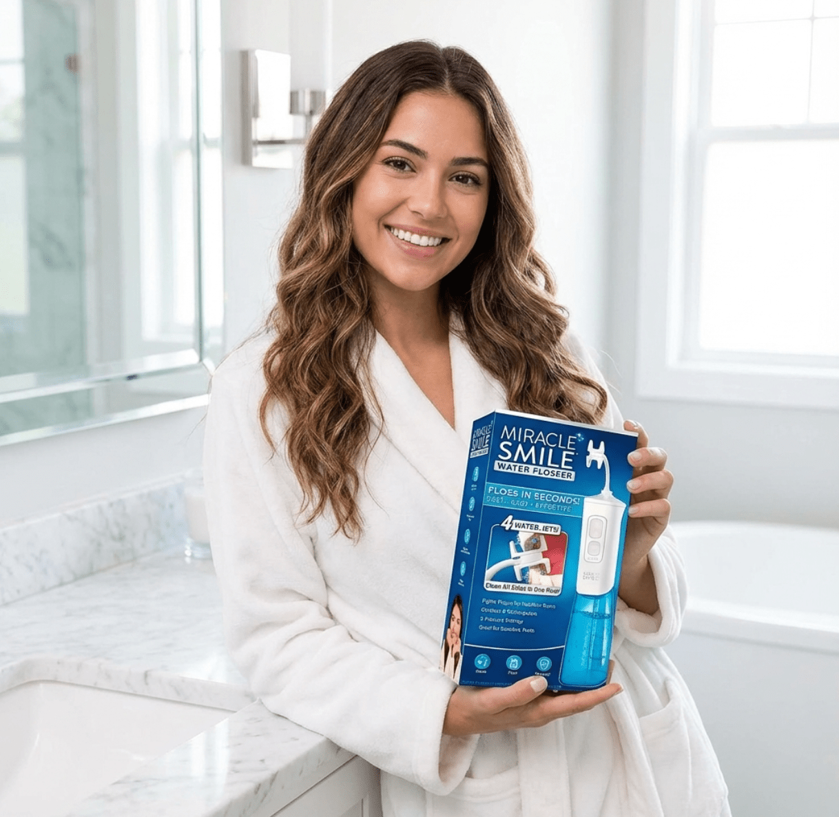 Helps clean deep between teeth and along the gumline