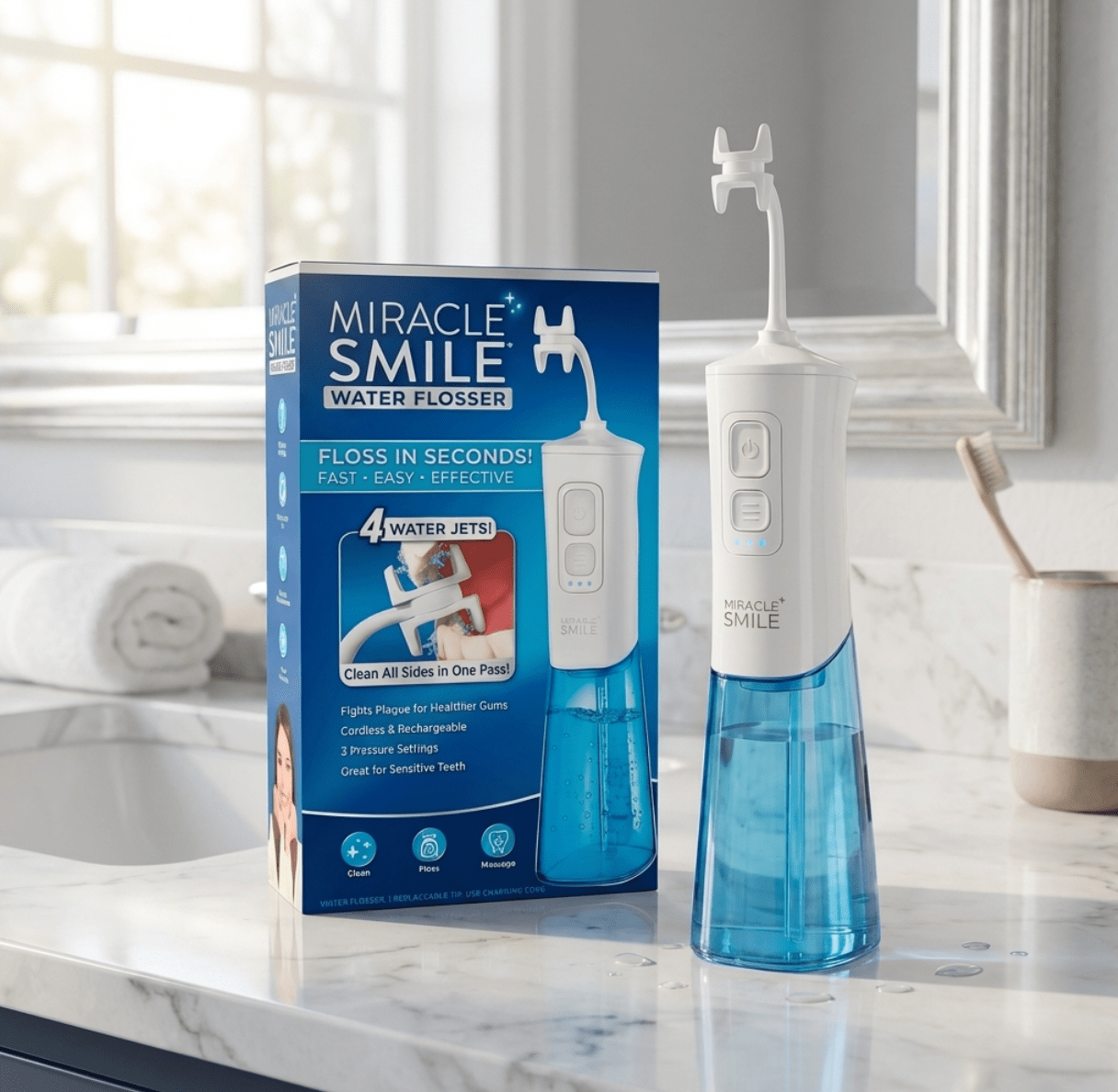 Promotes fresher breath by removing hidden debris