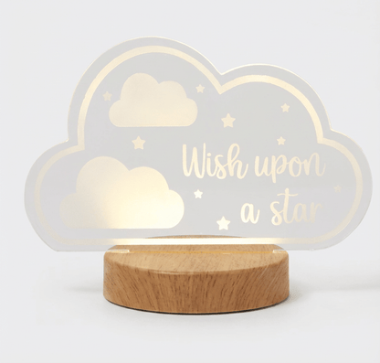 MOON & STARS Wish Upon a Star Night Light - Battery Operated - Happy Bargain Bin