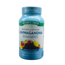 Load image into Gallery viewer, Natures Truth Ashwagandha Gummies Tropical Flavor 120 Ct. Happy Bargain Bin
