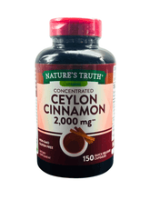 Load image into Gallery viewer, Natures Truth Ceylon Cinnamon Capsules 150 Ct - Happy Bargain Bin
