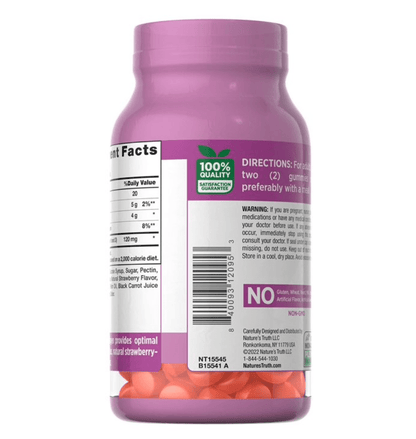 Chewable gummies with a pleasant flavor