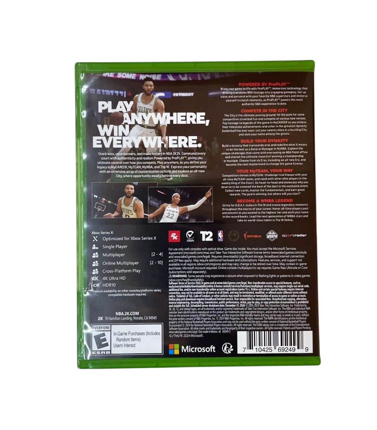 NBA 2K25 Xbox - Used Xbox Series X | Complete For Series X - Happy Bargain Bin