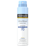 Neutrogena Body Mist Ultra Sheer Sunscreen Spray - SPF 70, 5 Oz