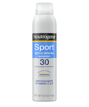 Load image into Gallery viewer, Neutrogena Sunblock Spray SPF 30 Sport Active Defense, 5.0z  - Happy Bargain Bin
