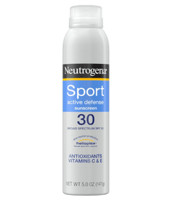 Neutrogena Sunblock Spray SPF 30 Sport Active Defense, 5.0z  - Happy Bargain Bin
