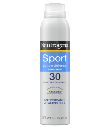 Neutrogena Sunblock Spray SPF 30 Sport Active Defense, 5.0z  - Happy Bargain Bin