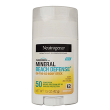 Load image into Gallery viewer, Neutrogena Sunblock Stick Purescreen Mineral Beach Defense - 1.5 Oz - Happy Bargain Bin
