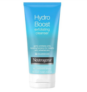 neutrogena hydro boost exfoliating cleanser