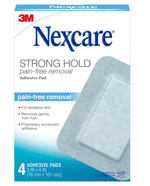 Nexcare Strong Hold Pain-Free Removal Tape - 4 pcs  | Adhessive Wound Dressing Pads
