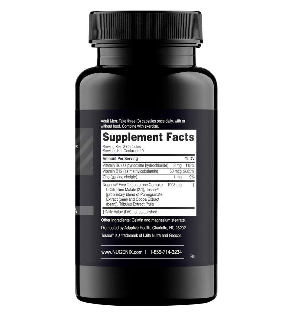 Supports normal free testosterone levels