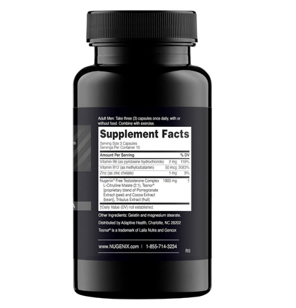 Supports normal free testosterone levels