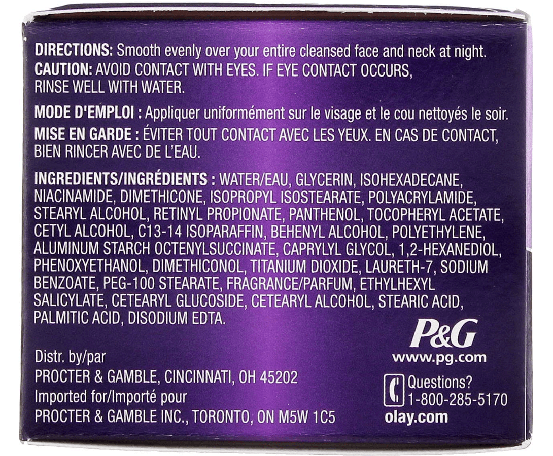 Olay Age Defying Anti Wrinkle Night Cream — deeply hydrating, non-greasy, and perfect for overnight renewal.