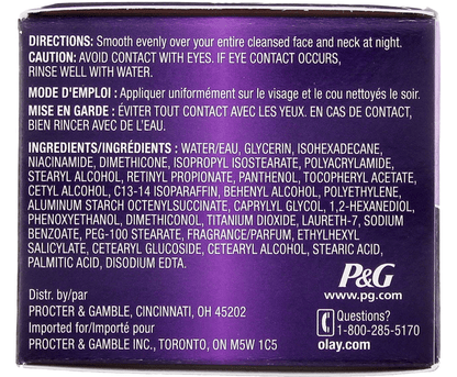 Olay Age Defying Anti Wrinkle Night Cream — deeply hydrating, non-greasy, and perfect for overnight renewal.