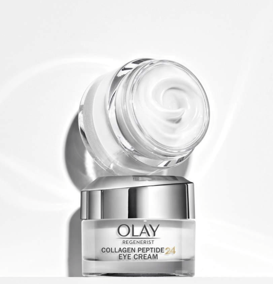Experience visibly firmer, smoother skin with Olay Collagen Peptide 24 Moisturizer.