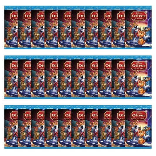 Oliver and Company Blu - ray DVD Lot of 30 Wholesale - Happy Bargain Bin