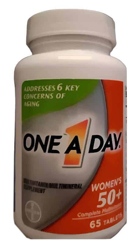 One A Day Womens 50 plus Multivitamin - Multimineral Tablets 65 Tablets - Happy Bargain Bin