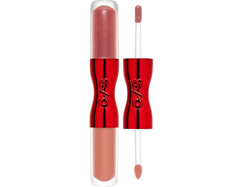 ONE/SIZE by Patrick Starrr Lip Snatcher Hydrating Lipstick and Lip Gloss Duo Be About It .24 Oz / 7 ML