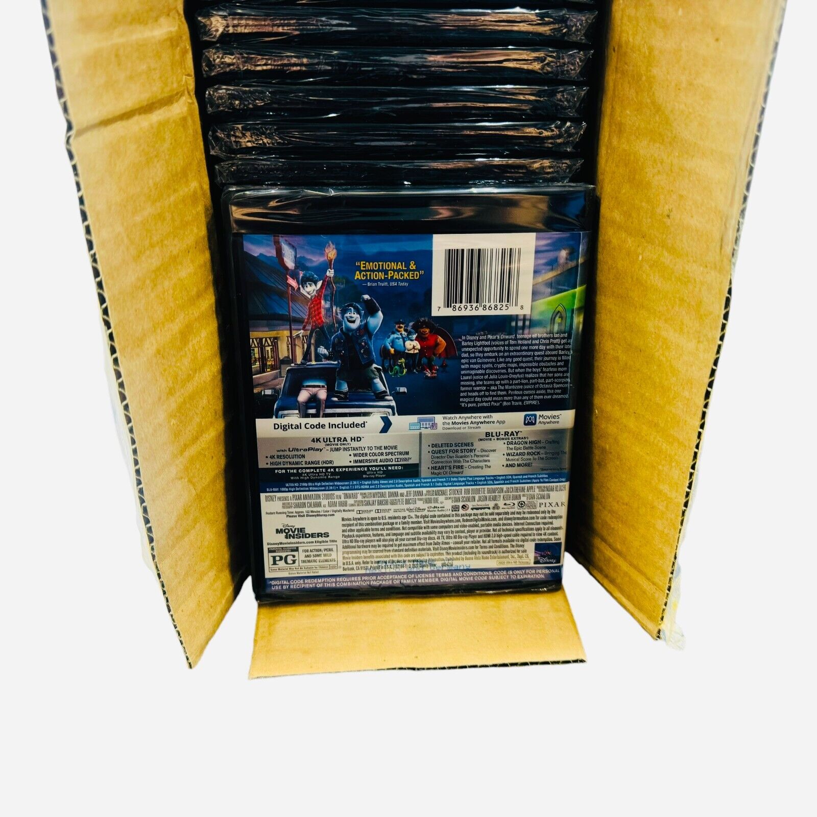 Onward Movie 4K Ultra HD + Blu - ray + Digital Code Lot of 30 New Wholesale - Happy Bargain Bin
