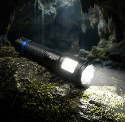 Police Security Dual Beam – 300 Lumens Flashlight - Happy Bargain Bin