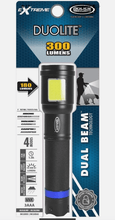 Load image into Gallery viewer, Police Security Flashlight Dual Beam Multi - Purpose 300 Lumen - Happy Bargain Bin
