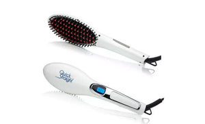 Quick N' Straight Ultra Ionic Ceramic | Hair Dryer Brush Straightener - Happy Bargain Bin