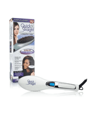 Load image into Gallery viewer, Quick N&#39; Straight Ultra Ionic Ceramic | Hair Dryer Brush Straightener - Happy Bargain Bin
