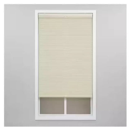 Radiance Alabaster White Cordless Window Shades 47.5 in. W X 72 in. L - Happy Bargain Bin