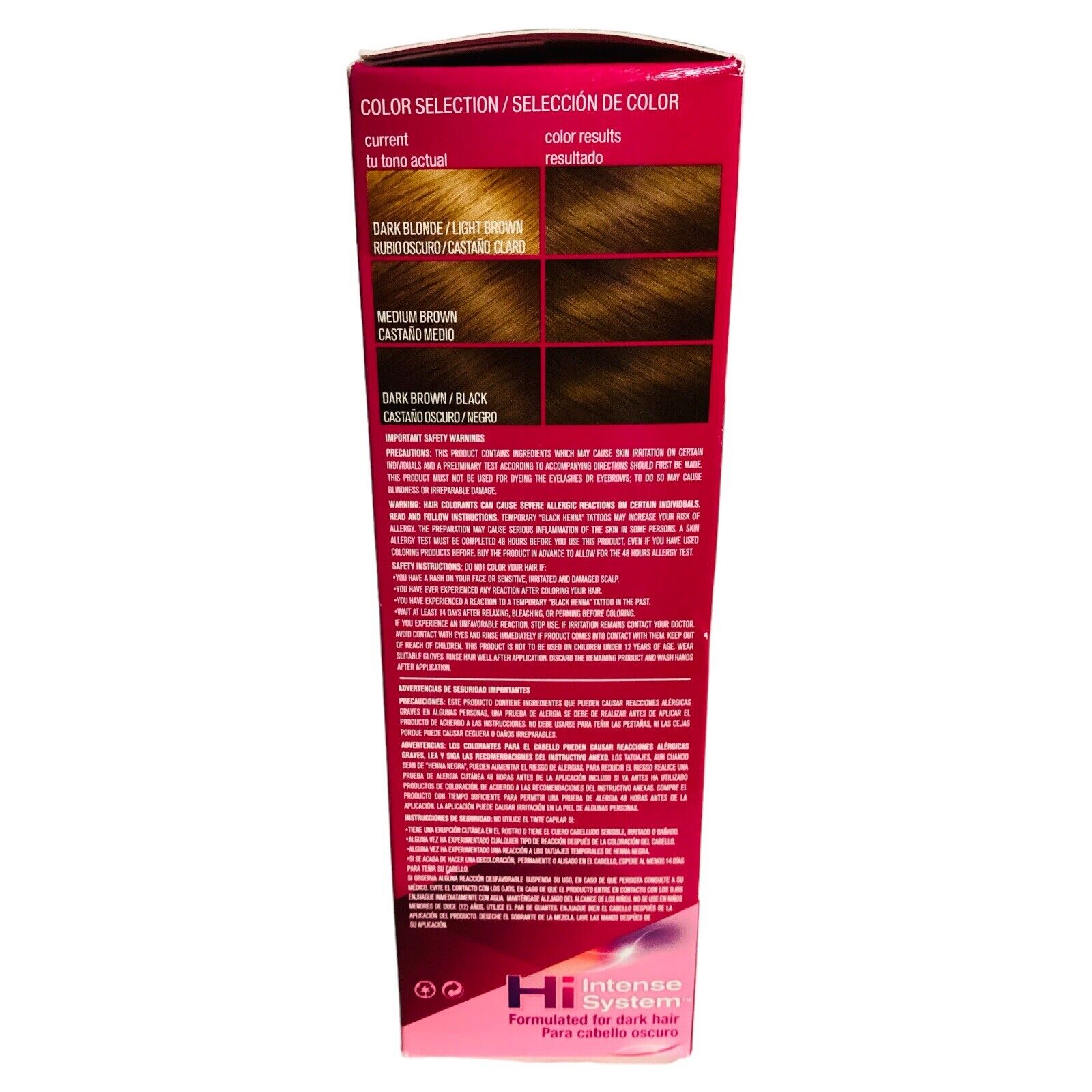 The Light Brown shade adds warm, soft tones that look natural while leaving your hair shiny and vibrant.