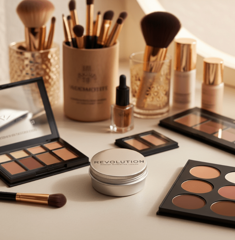 Revolution Balm Glow Make up - (Natural Nude) Balm for Cheeks, Eyes & Lips - Happy Bargain Bin