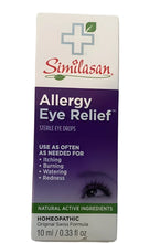 Load image into Gallery viewer, Similasan Allergy Eye Relief Homeopathic 10ml/0.33 floz
