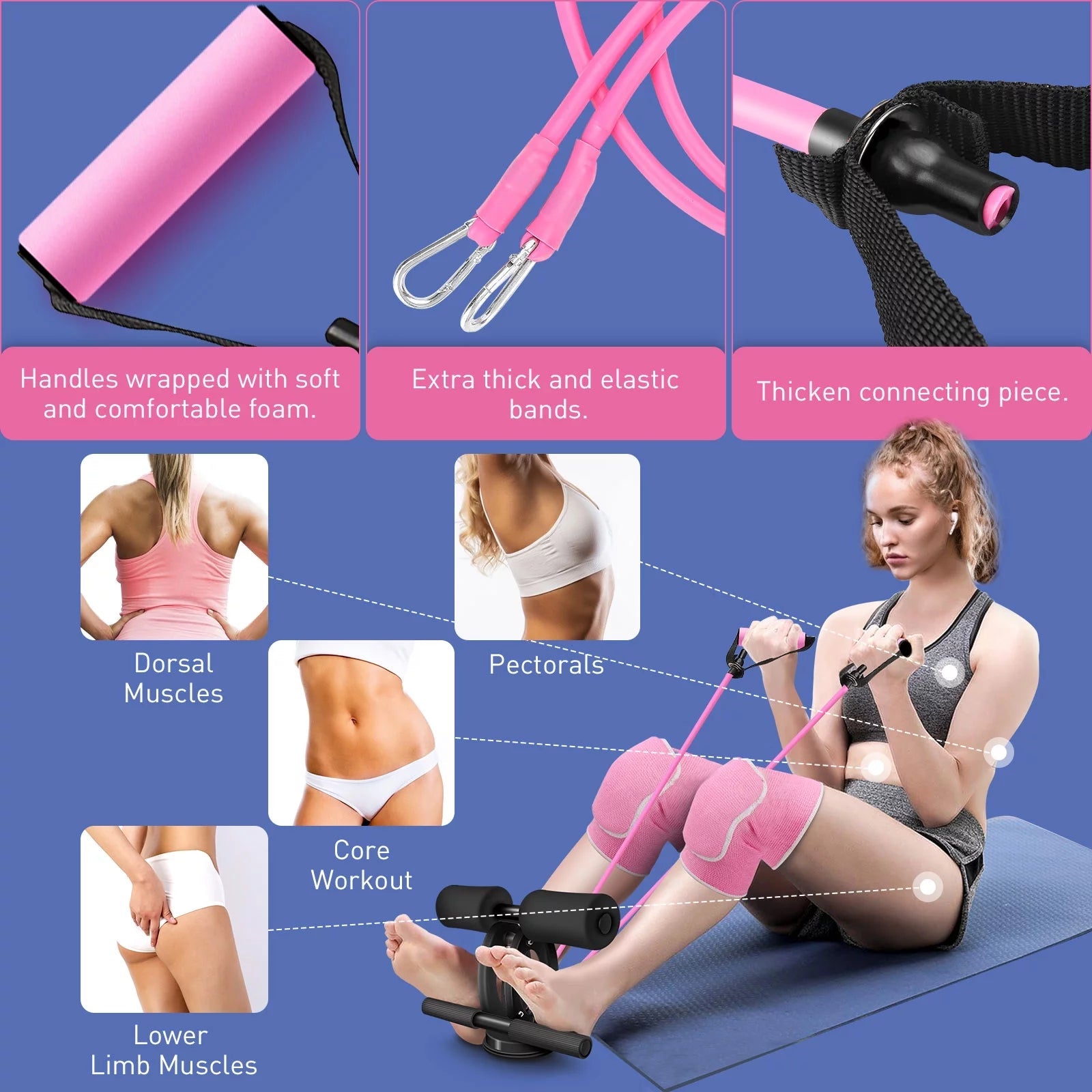 Core training to the next level with the SGODDE Sit Ups Equipment