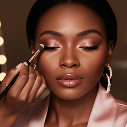 Rhodonite Stand shade adds soft, crystal-like shine