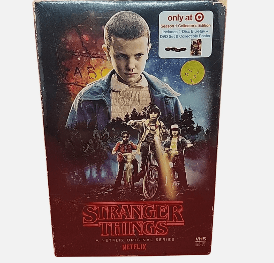 Stranger Things Season 1 Blu - Ray DVD Target Box Set Collectors Edition New - Happy Bargain Bin
