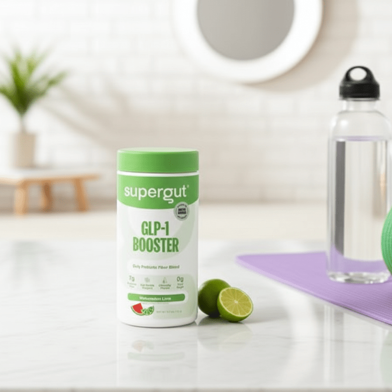 Supergut GLP - 1 Daily Support Prebiotic Fiber Powder - Watermelon Lime - Happy Bargain Bin