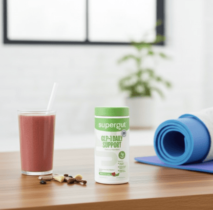 Supergut GLP - 1 Daily Support Prebiotic Fiber Powder - Watermelon Lime - Happy Bargain Bin