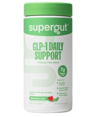 Supergut GLP - 1 Daily Support Prebiotic Fiber Powder - Watermelon Lime - Happy Bargain Bin