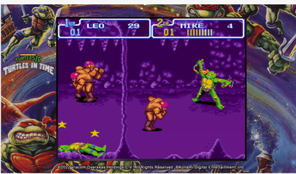 Unique style and energy of the heroes in a half shell.