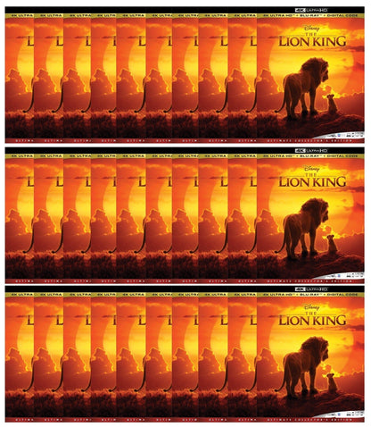 The Lion King 4K UHD Blu - ray Lot of 30 Disney Wholesale Local Pickup Only - Happy Bargain Bin