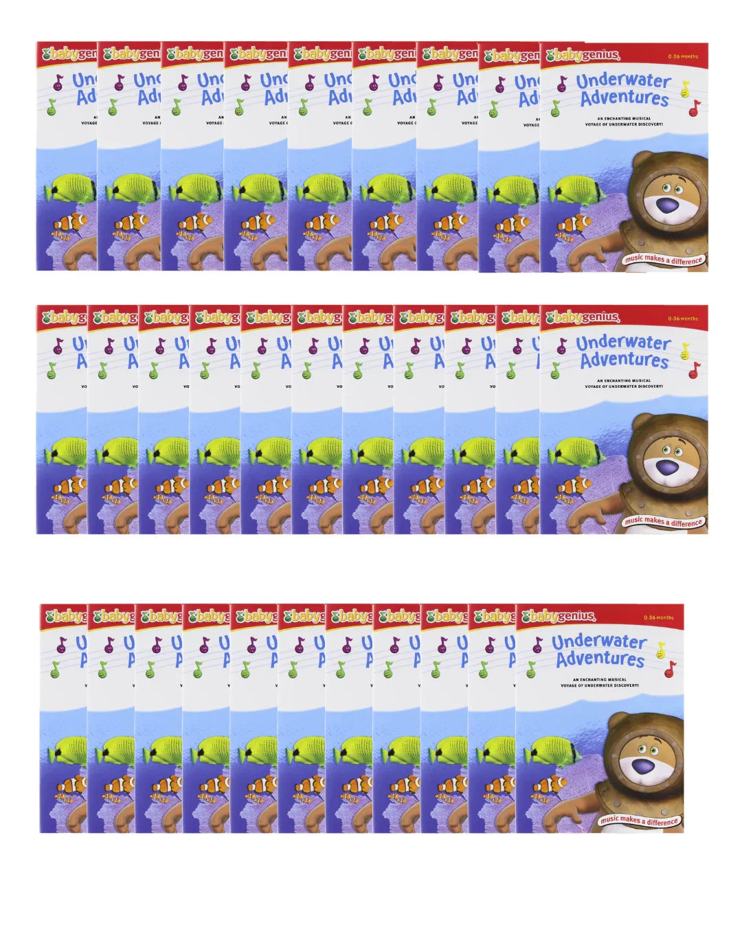 Baby Genius: Underwater Adventures DVD | Lots of 30 - Happy Bargain Bin