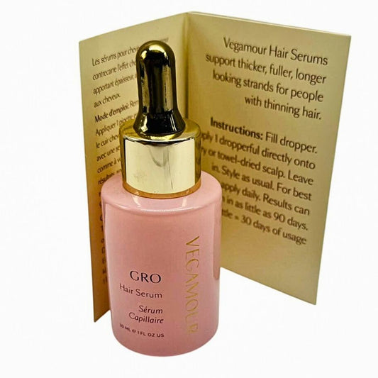 Vegamour GRO Hair Serum for Thinning Hair 1 Oz / 30 ML