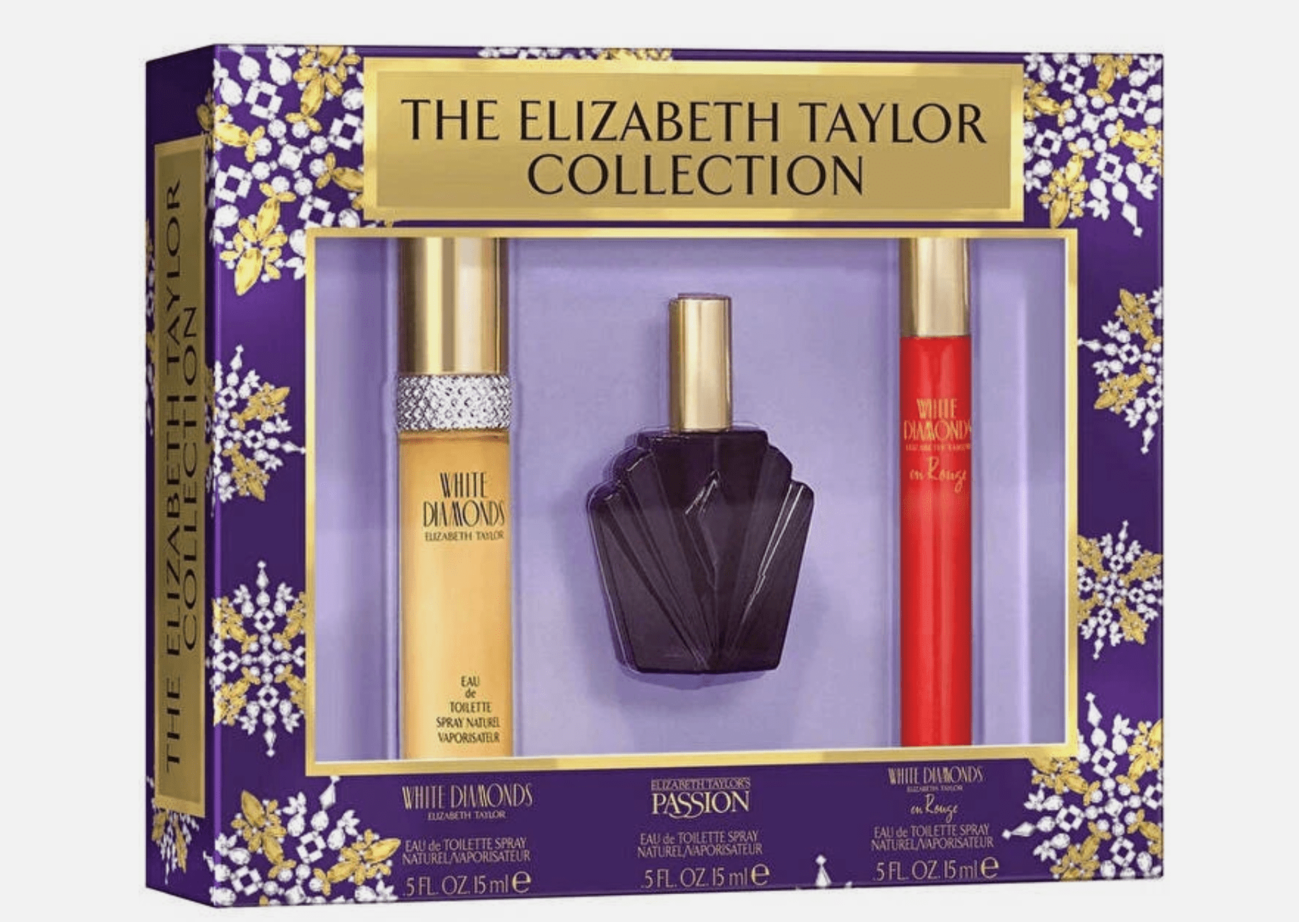 White Diamonds Elizabeth Taylor 3 Piece Fragrance Coffret, 0.5 Fl. Oz 1 Set - Happy Bargain Bin