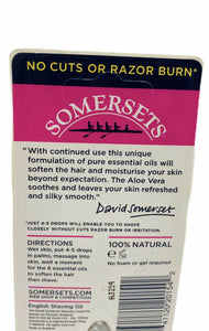 Somersets Women's Sensitive Shaving Oil