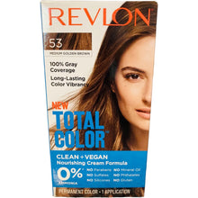 Load image into Gallery viewer, Revlon Total Color 53 Medium Golden Brown Hair Color
