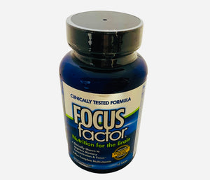 Focus Factor Brain Health Supplement Tablets, 60 count