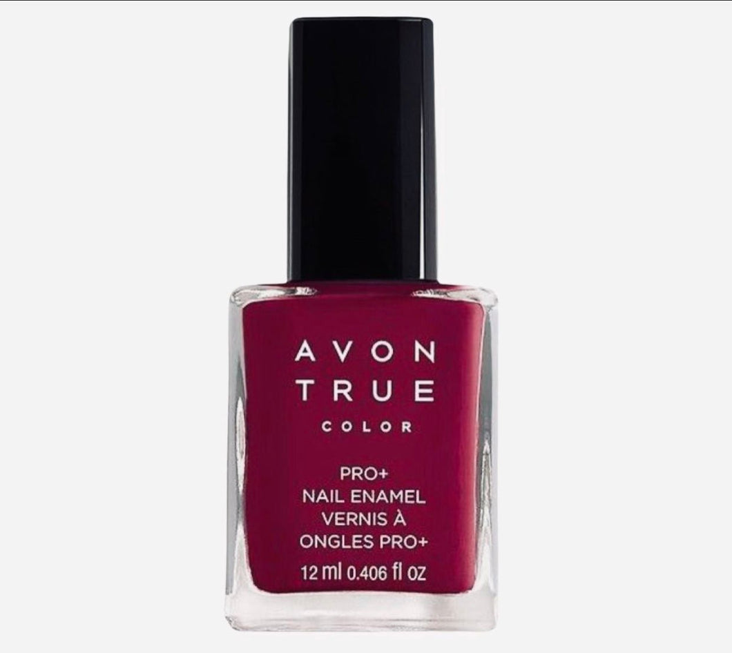 Avon Nail Polish True Color Pro | Enamel Cherry Red Nail Polish - Happy Bargain Bin