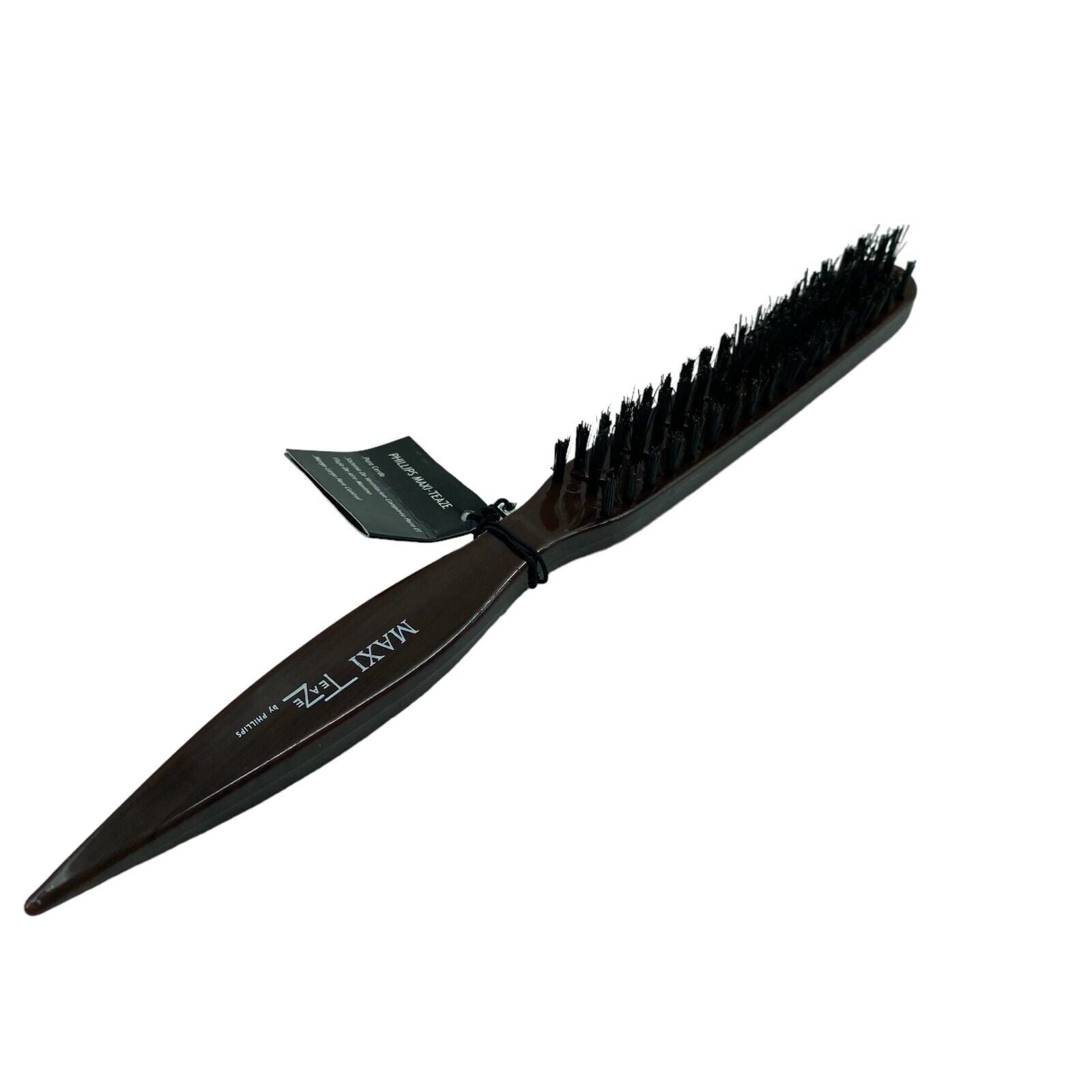 Philips Hair Brush - Maxi-Teaze Natural Bristles Styling Brush